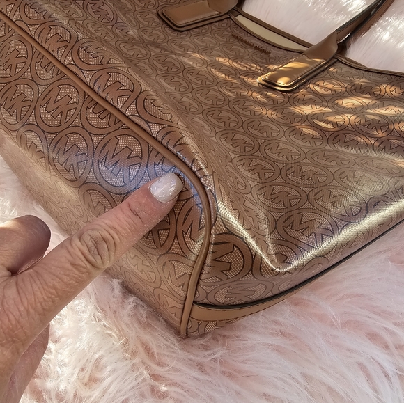 Michael kors large brown logo tote bag - Picture 5 of 14